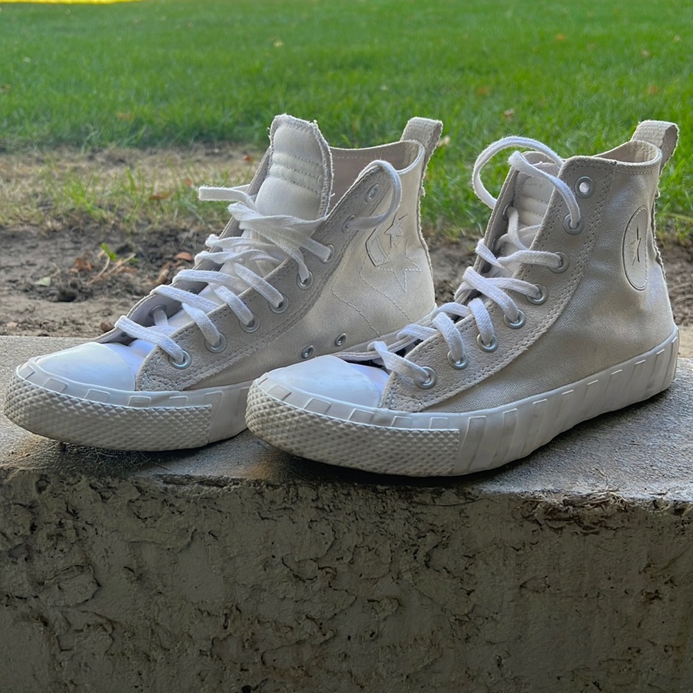 Converse White All Stars High Tops
